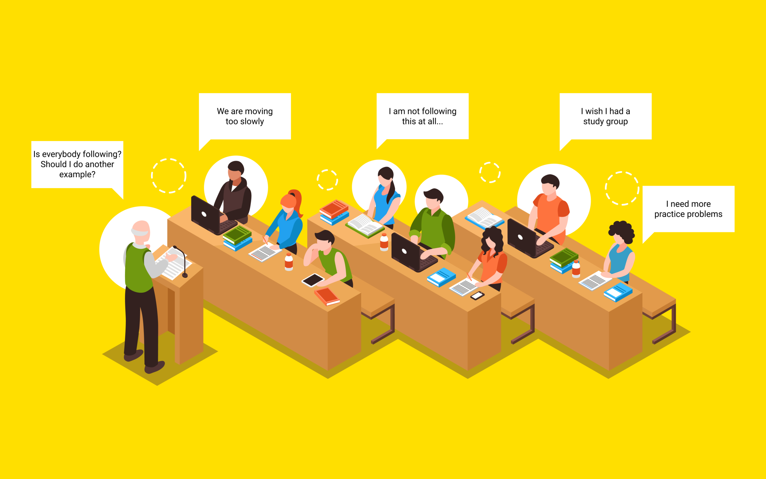 A classroom — context for the problem