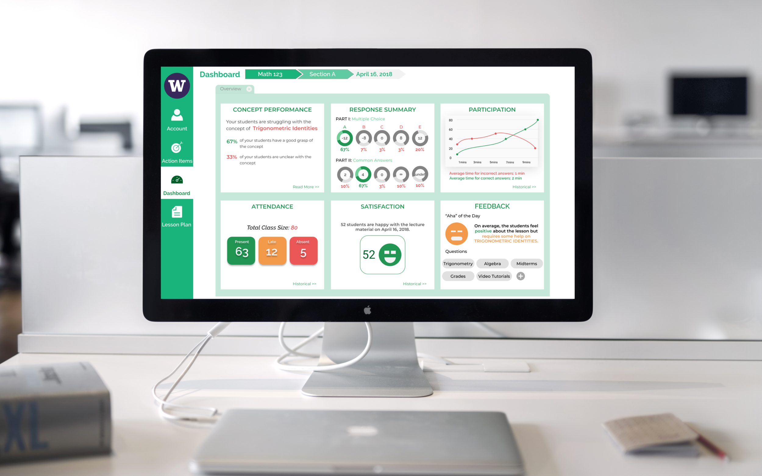 Mind Elf desktop application mockup