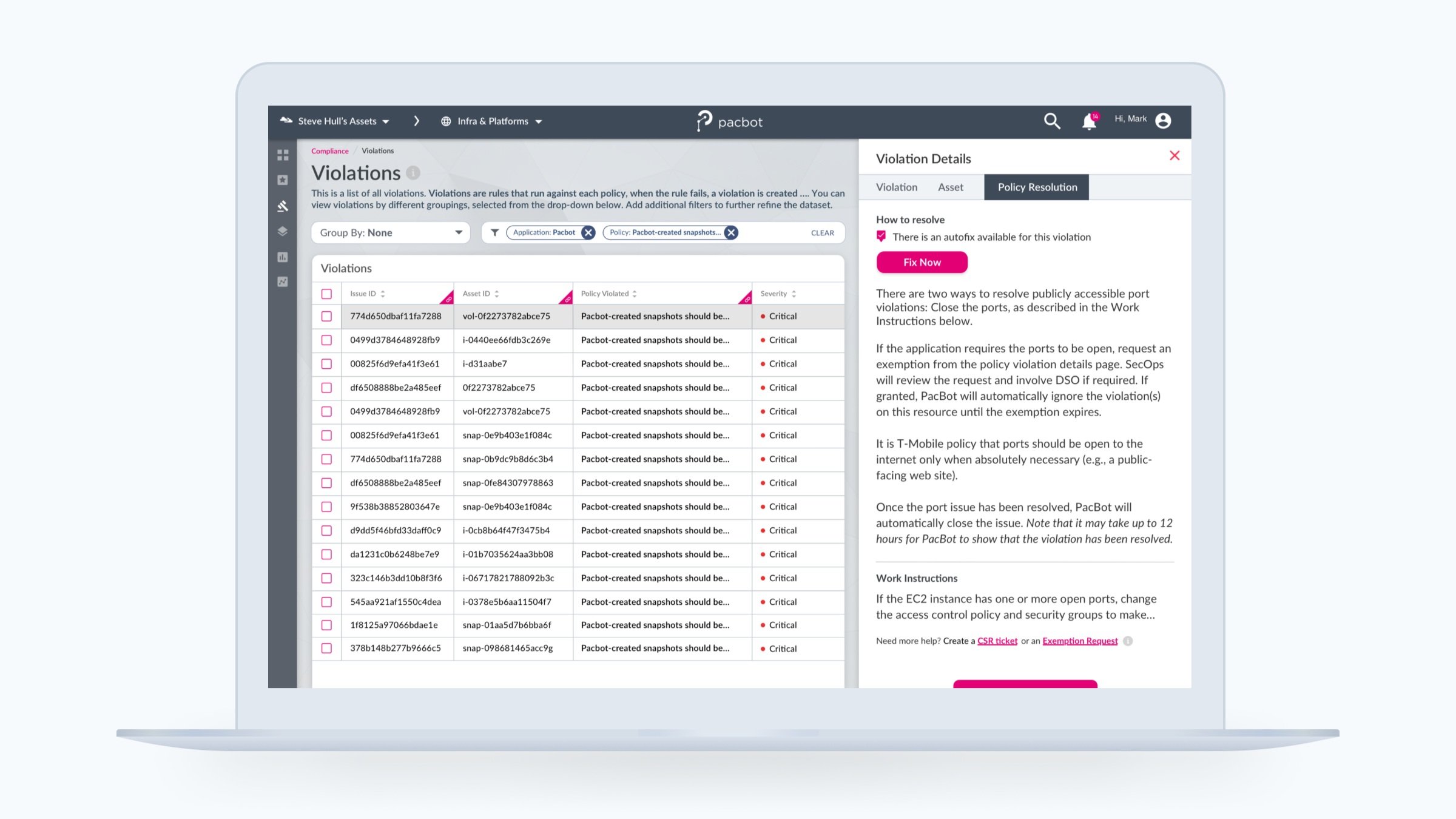 PacBot — T-Mobile's policy-as-code cloud compliance platform