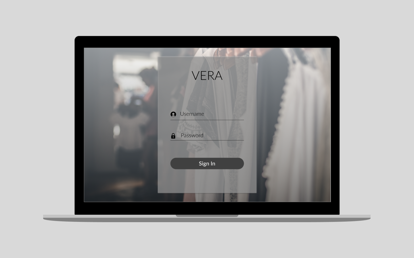 Vera AI tagging tool preview on a laptop